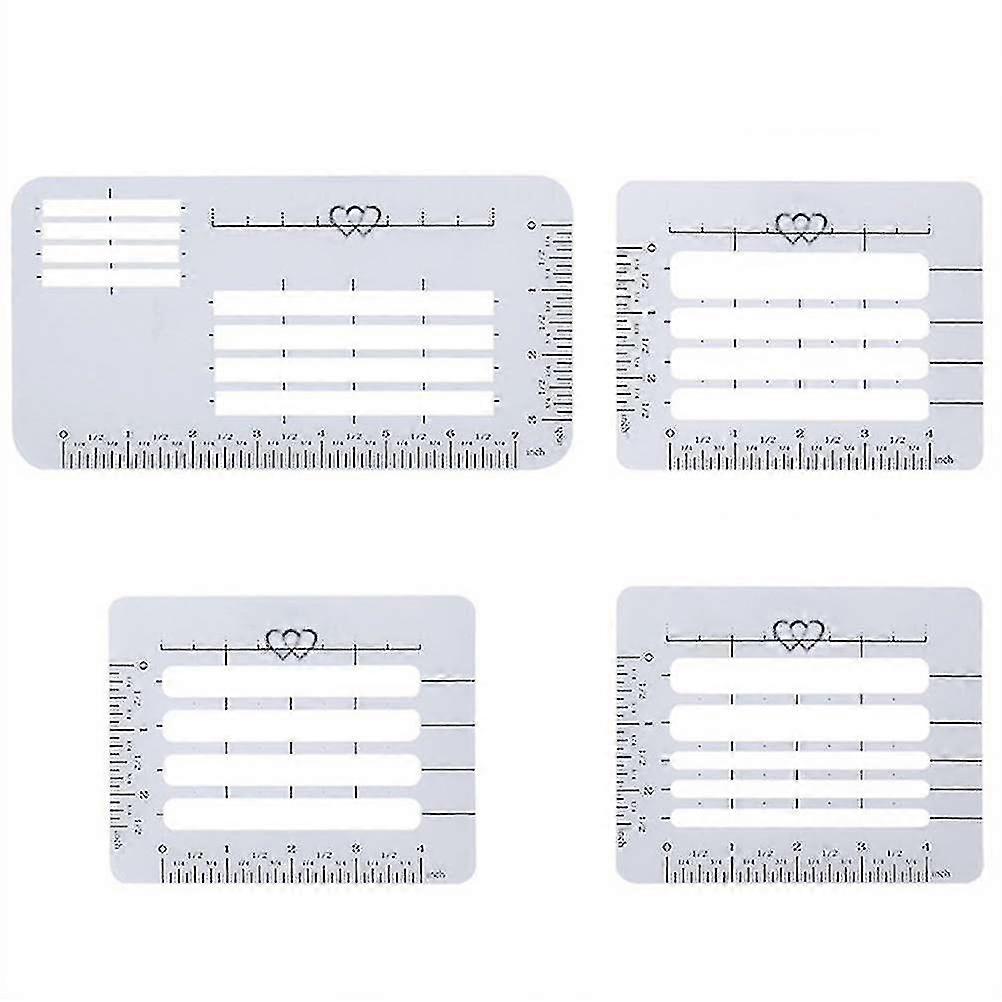 4 Pcs Lettering Stencils Street Number Stencil Envelope Stencil Lettermate Staples