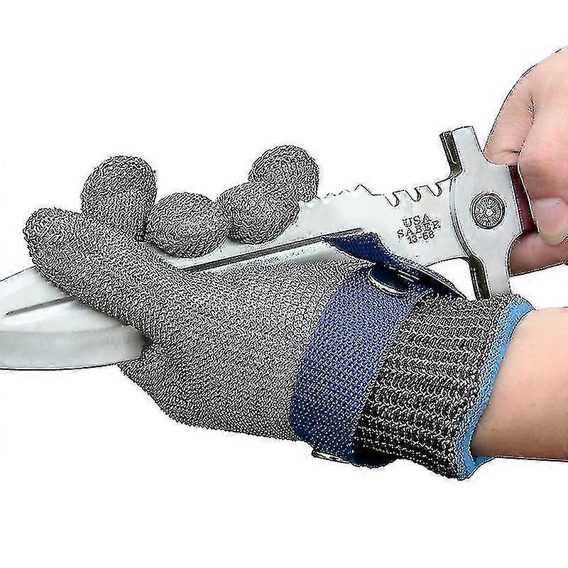 Edelstahl Hochwertige Metzger schtzen Fleischhandschuh Anti-Schneidestahl- Handschuhe Schutzklasse 5 Handschuhe | Fruugo DE