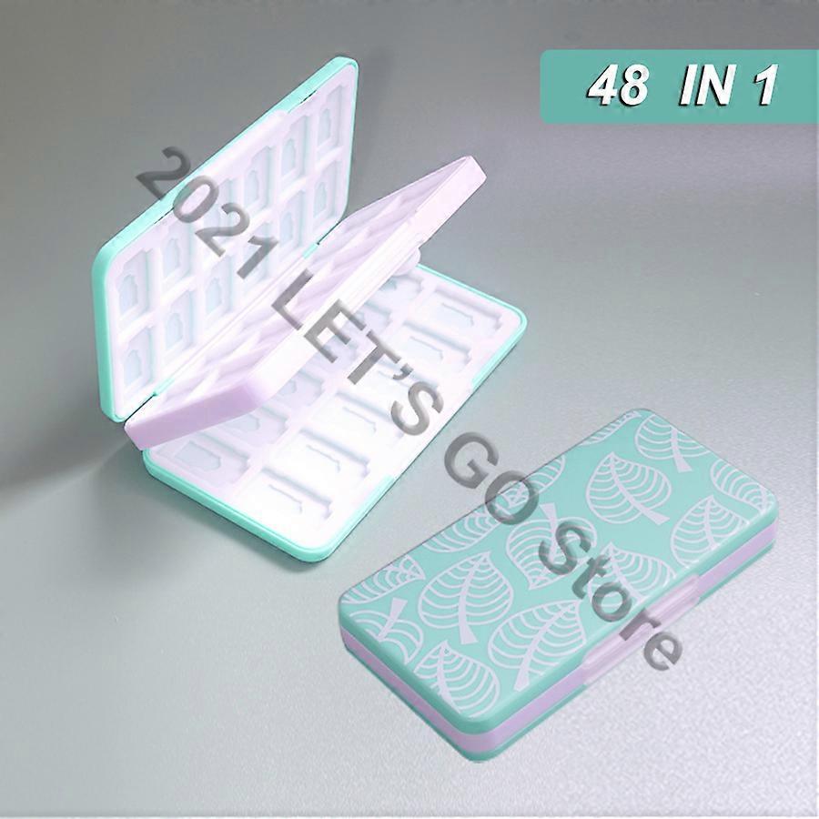 est 48 in 1 Nintend Switch Game Card Case Portable Storage Box Silicone Lining for Nintendo Switch / Lite / OLED Accessories