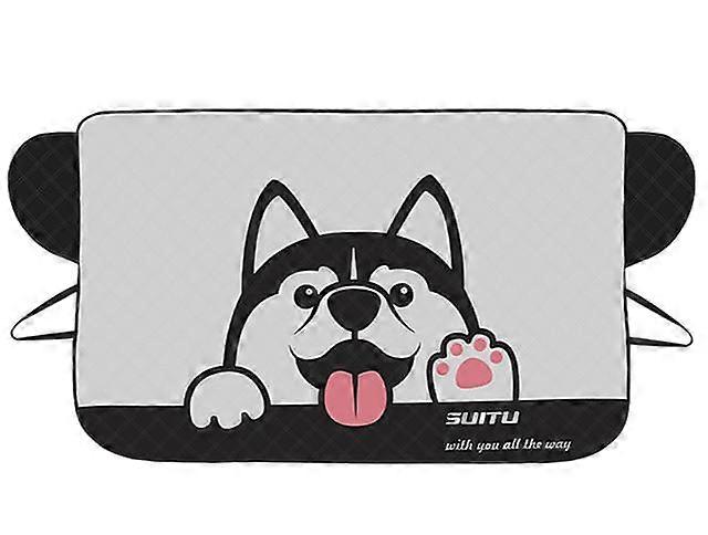 Car Sunscreen Heat-insulating Sunshade Curtain Car Sunshade Front Windshield Cover of Car Window Frost-proof Cloth Snow Cover