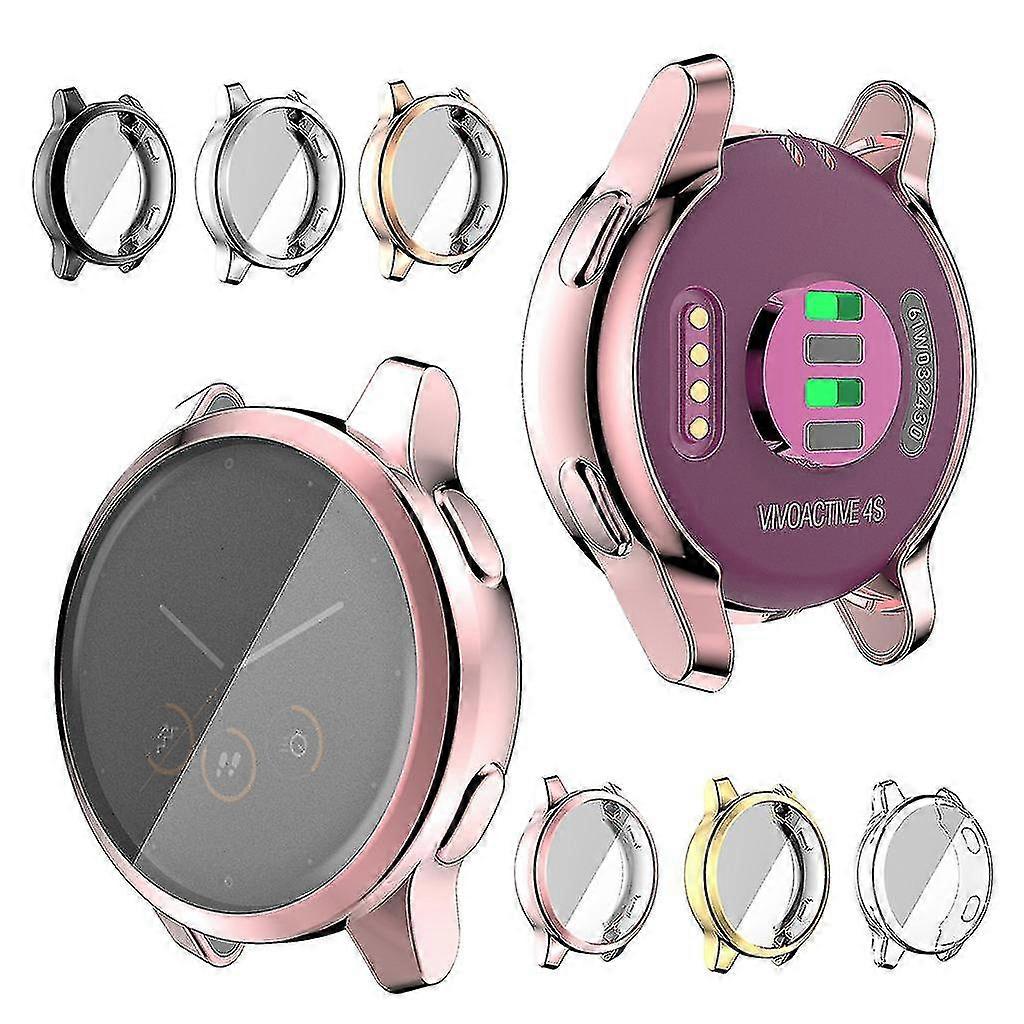 RuenTech Custodia Protettiva In TPU Per Garmin Vivoactive 4 – Include Pellicola, Antiurto E Antigraffio, 5 Colori