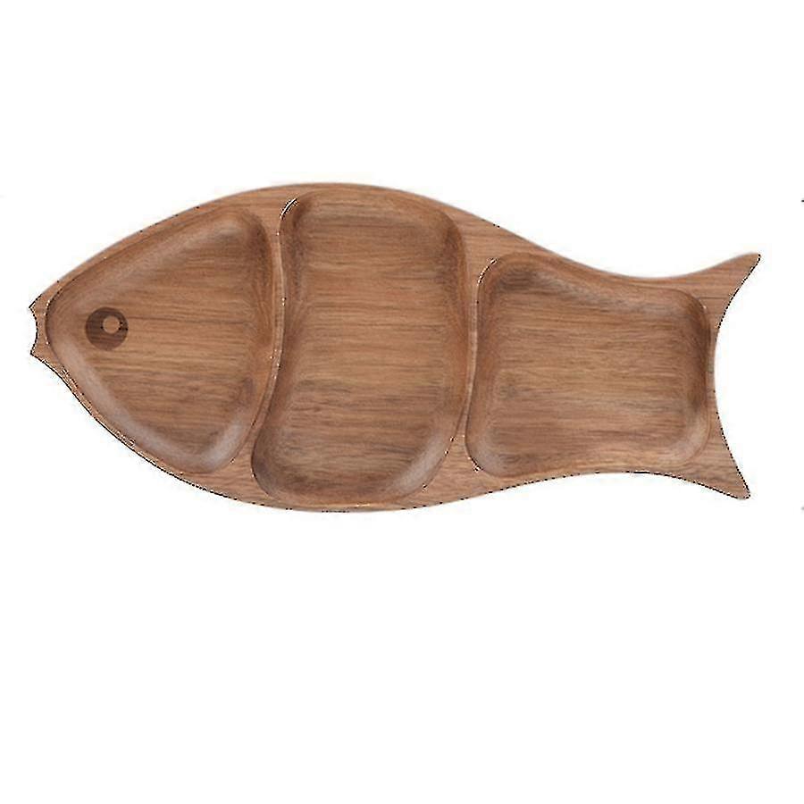 Irregular Oval Solid Acacia Wood Fruit Serving Plate