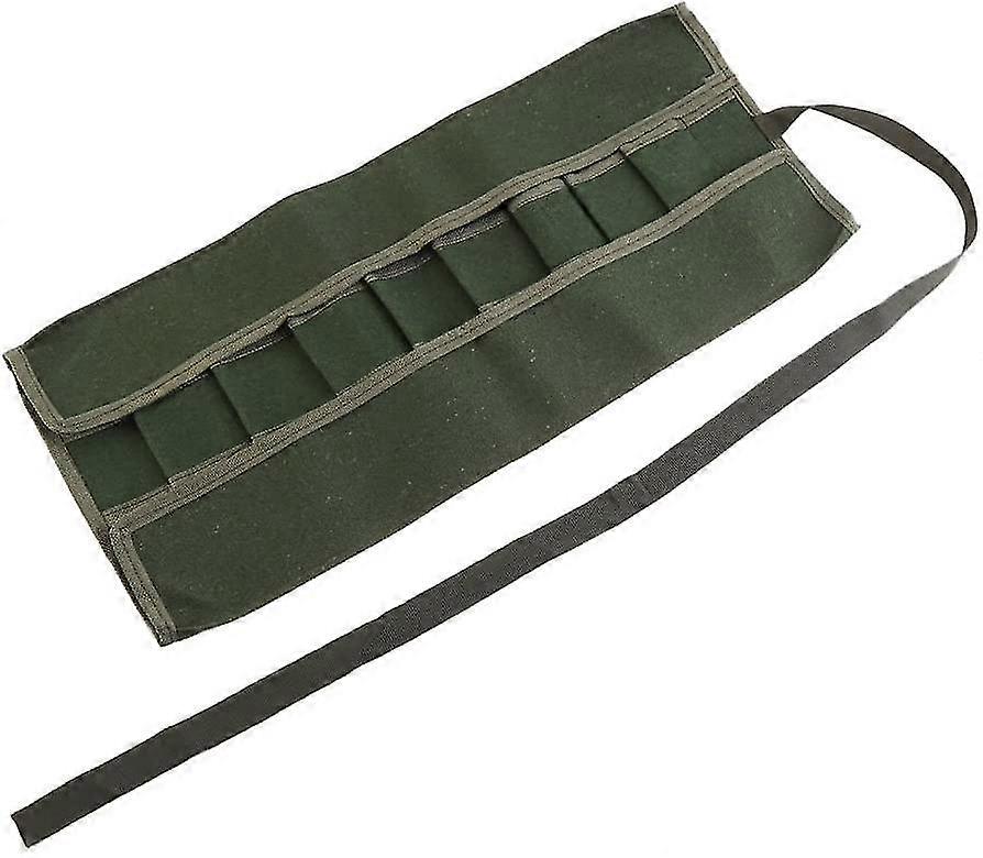 Gardening Tool Bag Portable Handle Garden Canvas Roll Bag Tool Multifunctional