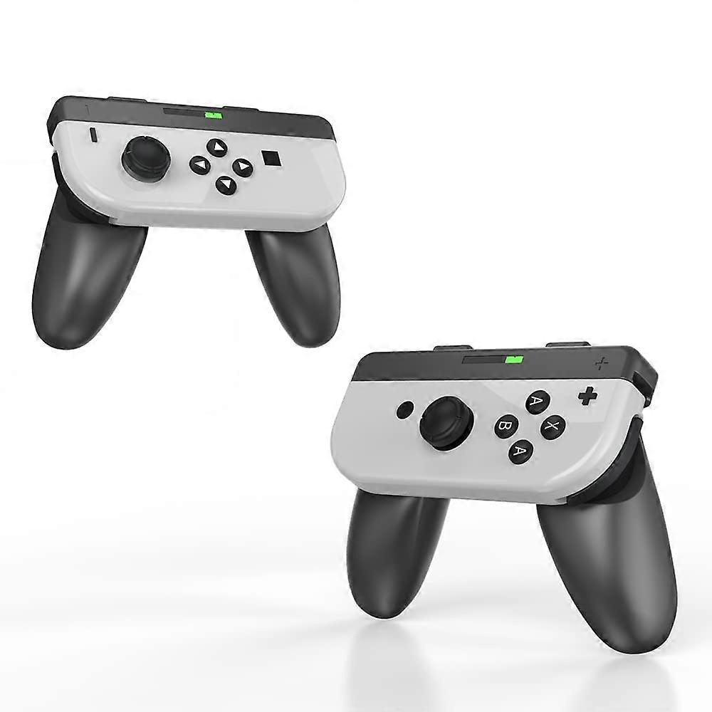 Grips Compatible with Switch & Switch OLED Controllers,Wear-Resistant Joy-con Handle