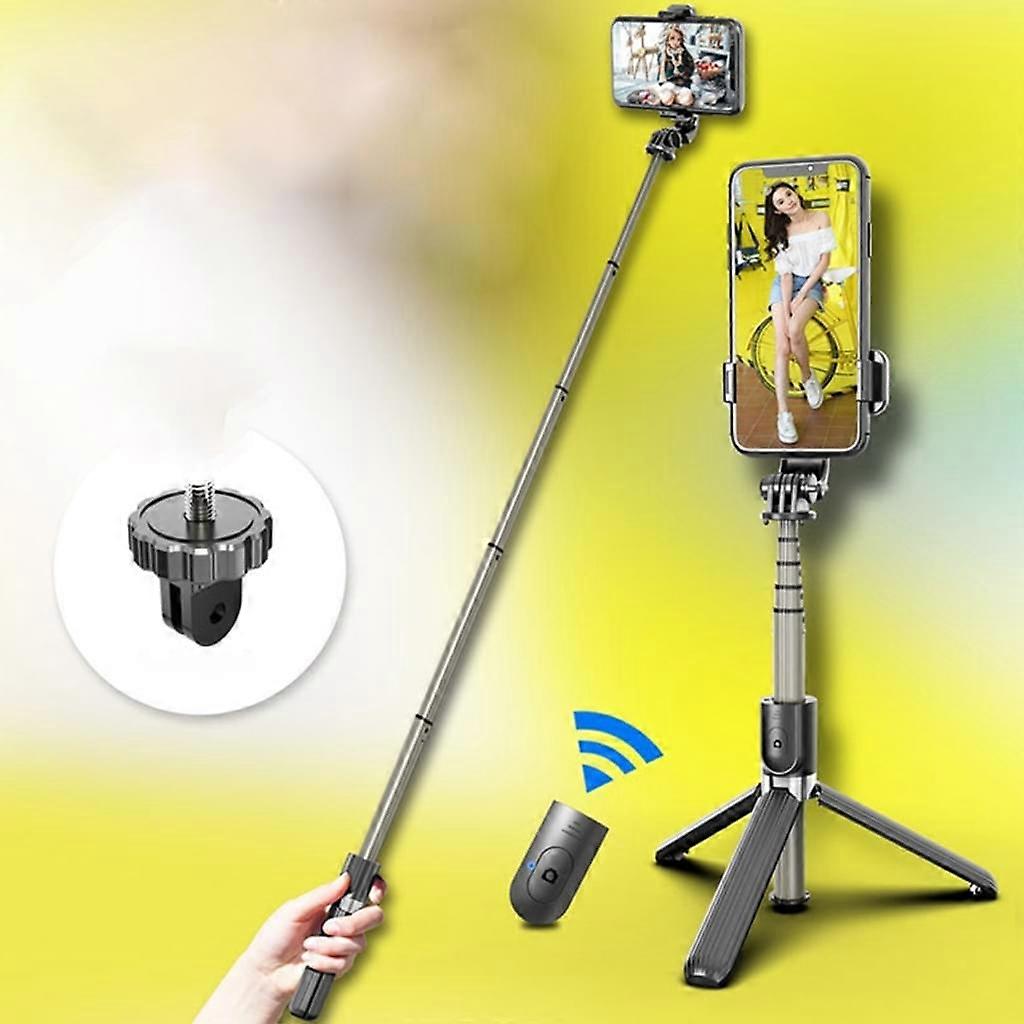 Bluetooth Selfie Stick Tripod, 4 in 1 Aluminum Selfie Stick with Wireless Remote Control