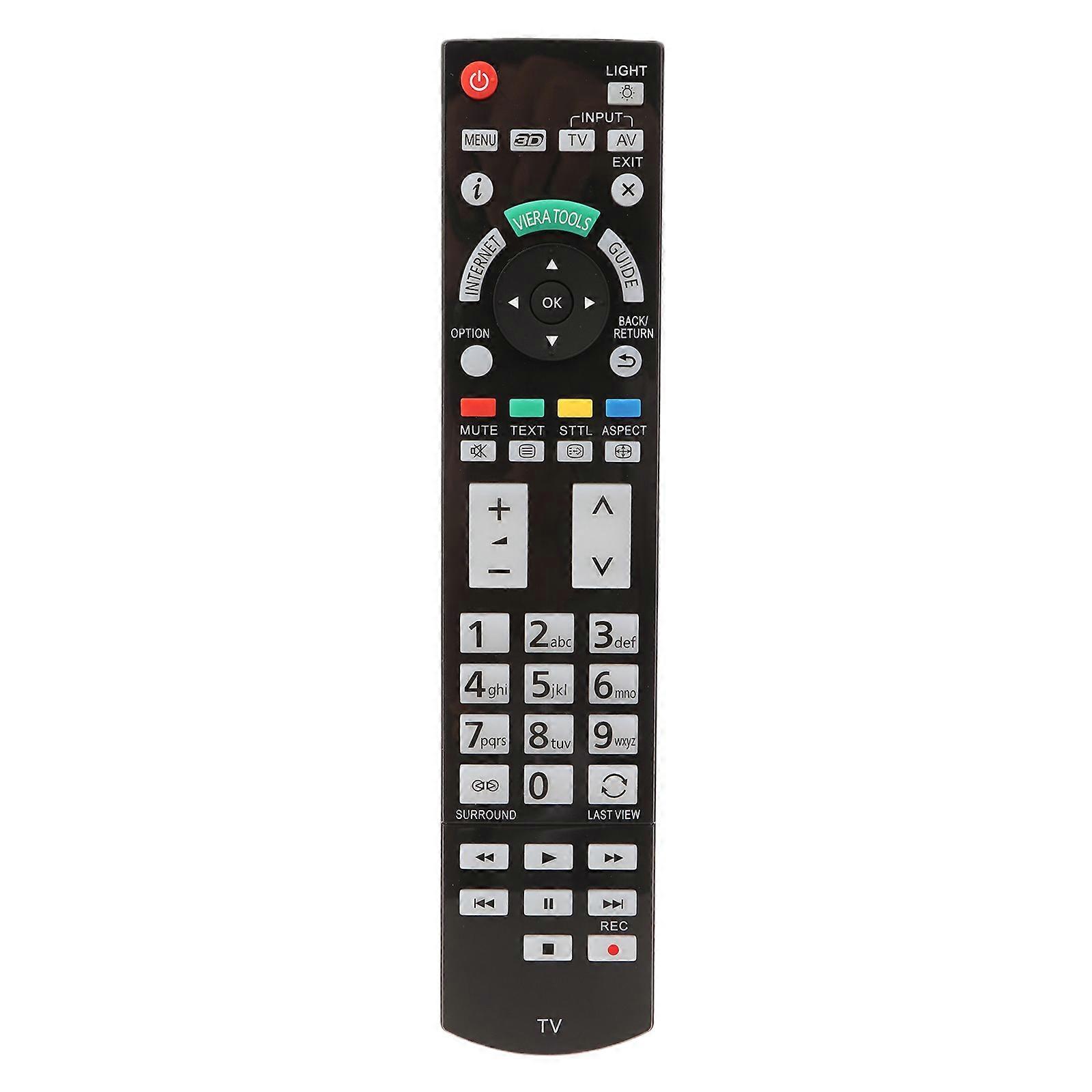 Lightweight Remote Controller Replacement for PanasonicTX-L42ETW50 TX-P50VT50B