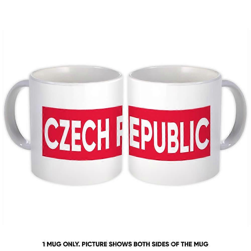 Geschenkbecher: Tschechien Tschechien Rot