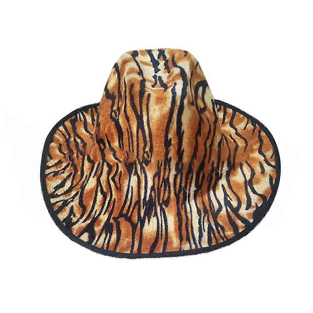 Fun Cowboy Hat in Zebra Print Unisex Party Hat