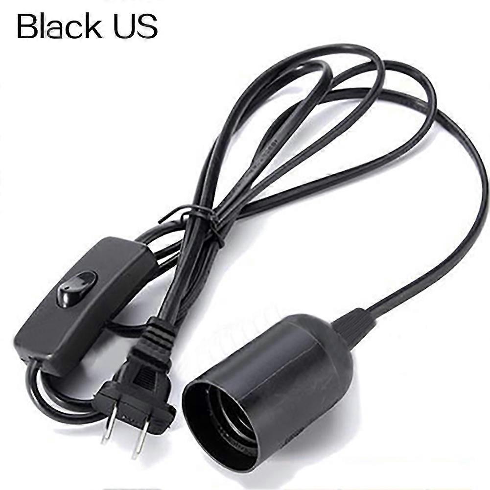 Vintage E27 6ft Light Bulb Socket Holder Hanging Pendant Cord Cable with Switch