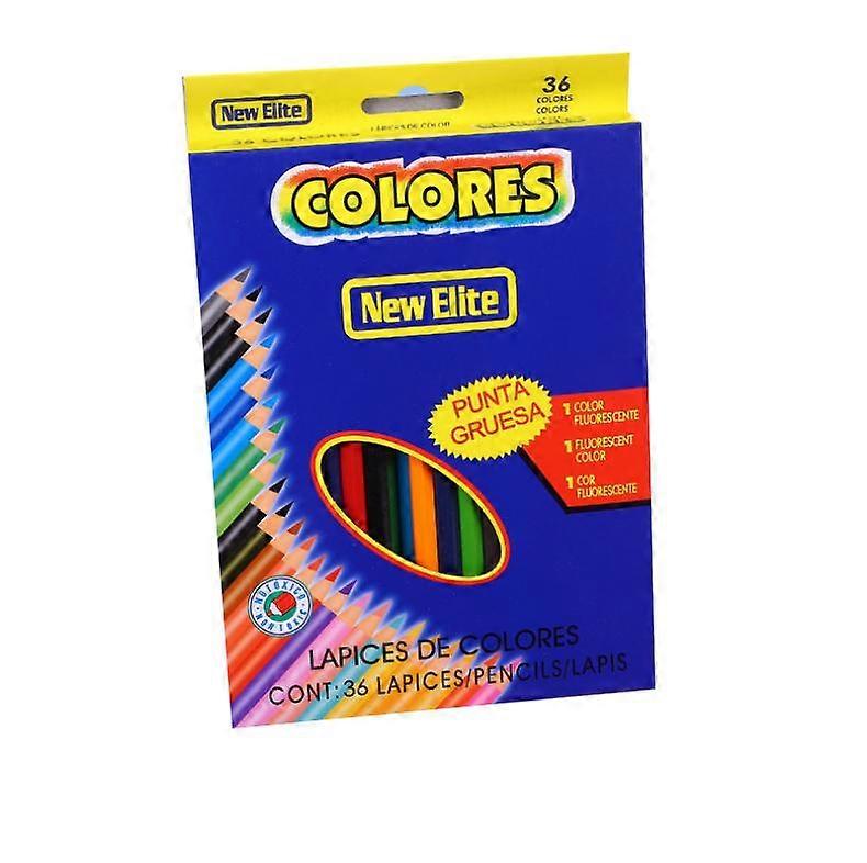 12 24 36 Colored Pencil Set School Supplies Assorted Colors  Long