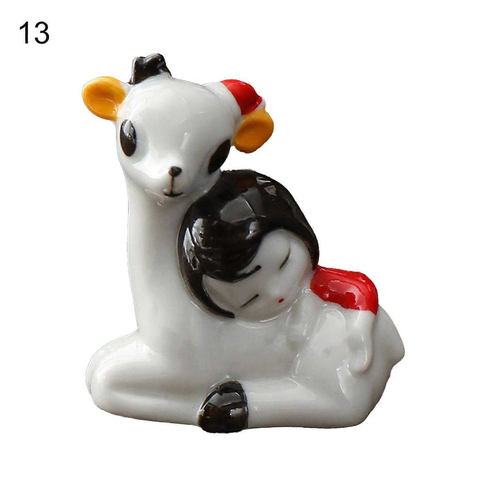 Miniature Animals Ornamental Landscaping Multi-functional Dinner Fork Chopsticks Rest Stand for Kitchen