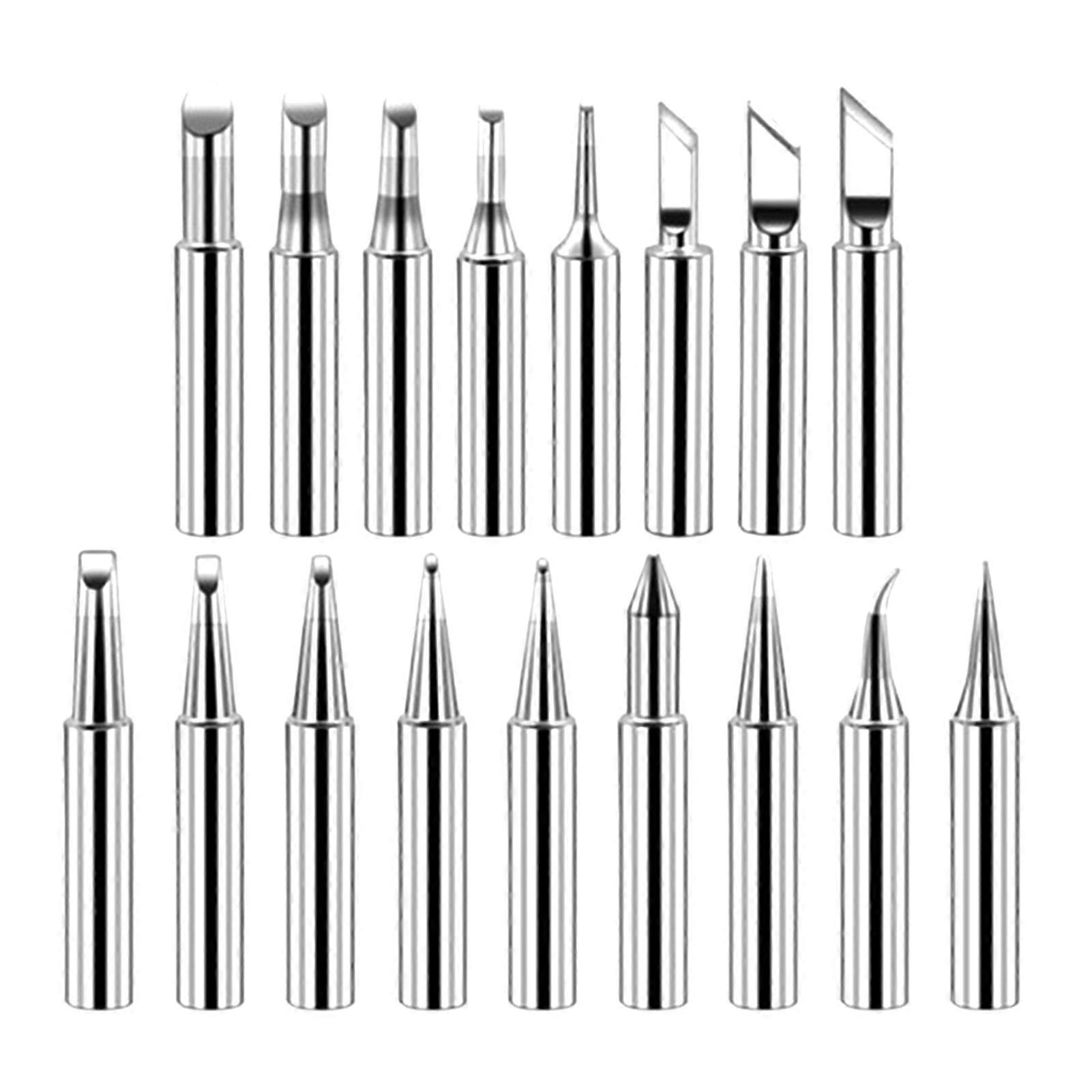 3/5/10/11/12/15/17Pcs Universal Soldering Tip Internal Heating Strong Oxidation Resistance Long Service Life Sturdy Solder Iron Tip for Factory JIKAIX