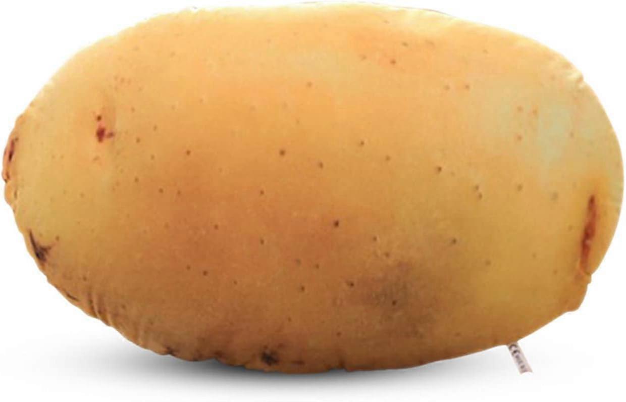 3Dポテトぬいぐるみ枕、19.5 "ぬいぐるみぬいぐるみソファベッド装飾野菜スロー枕(ビッグサイズ)