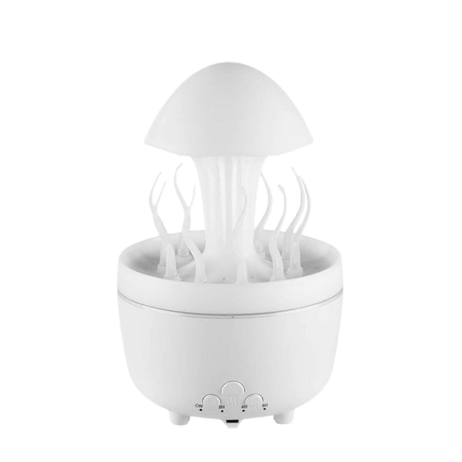 Weiß 2 in 1 Luftbefeuchter Ätherisches Öl Diffusor US 110V für Schlafzimmer Quiet