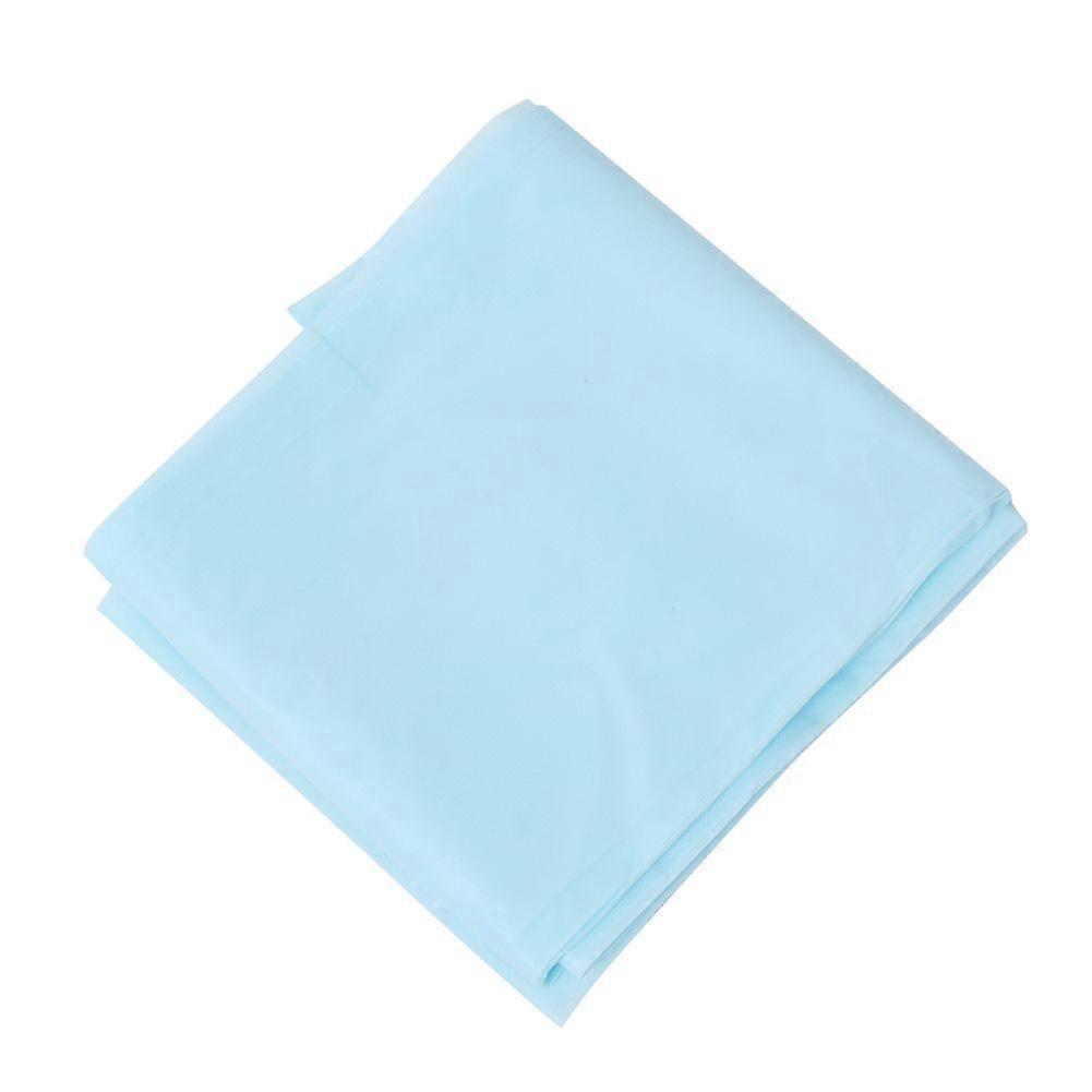 Multi-Color Disposable Party Tablecloth PE Plastic Birthday Solid Color Tablecloth(Blue)