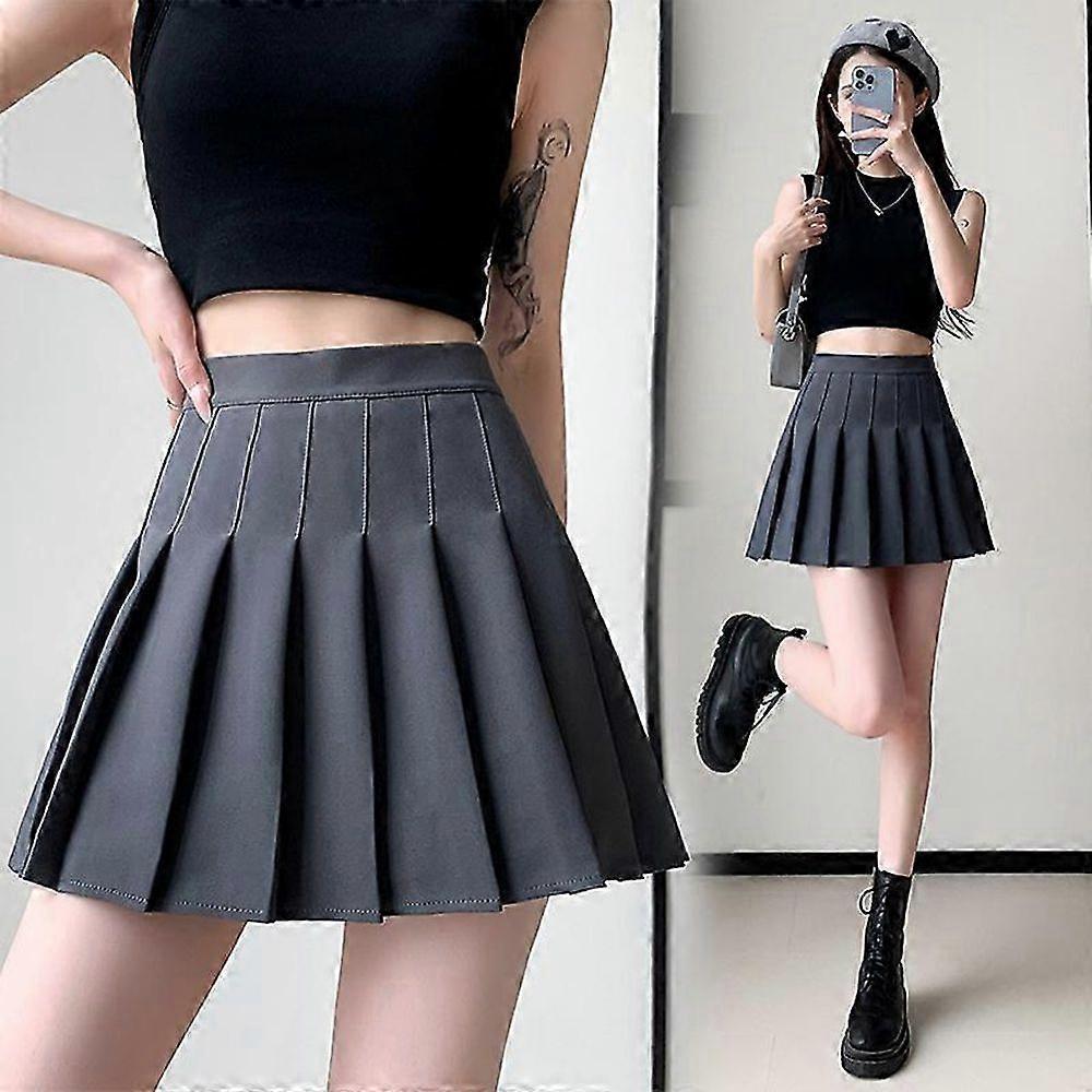 Jupe plissée pour femmes 2022 automne/hiver nouveau style collégial jupe de banlieue courte taille haute assortie sac trapèze jupe fesses