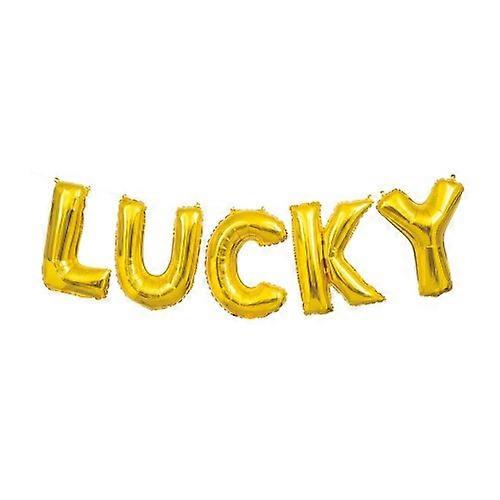 Unique Party Lucky Foil Balloon Banner Kit