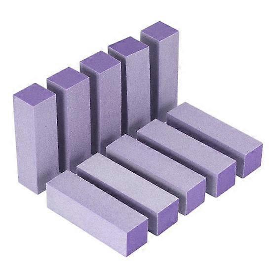 10 Pcs Buffer Buffing Sanding Files Manicure Polish Tool Nail Art File Blocks