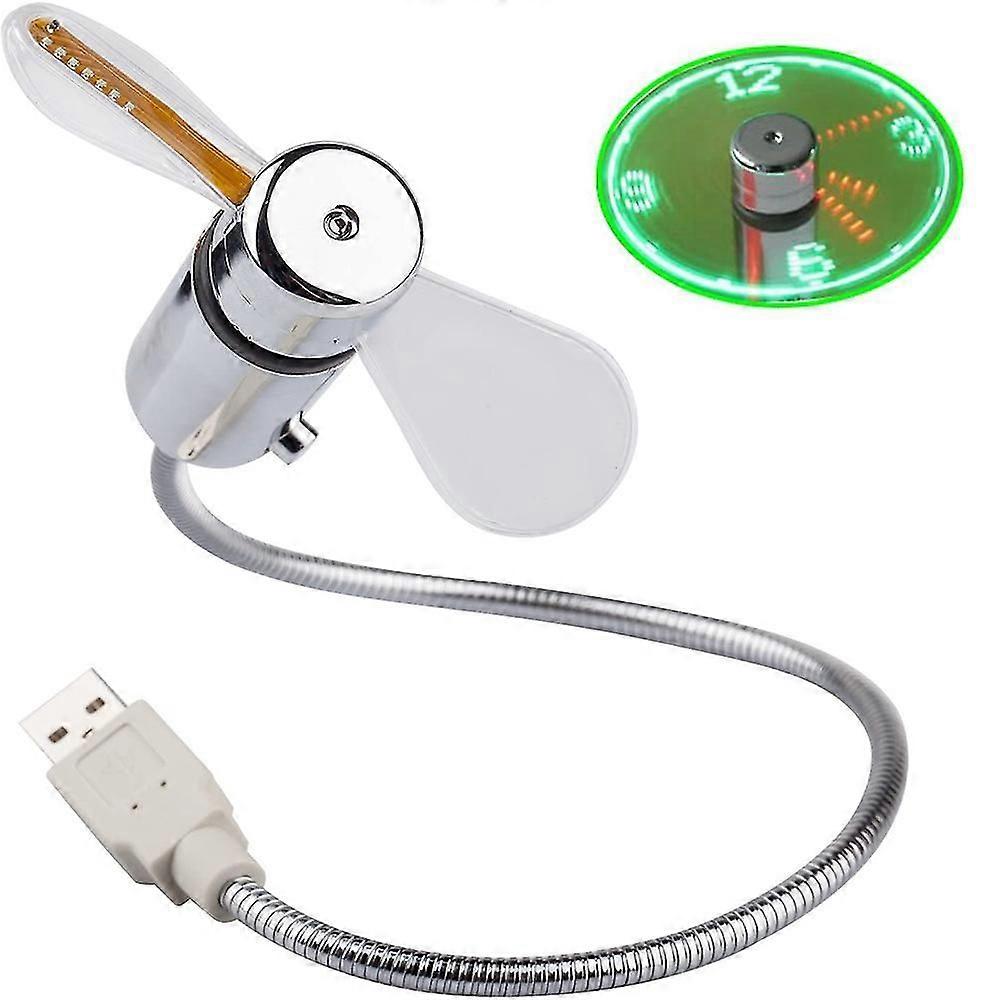 New Usb Clo Fan With Real Time Clo Display Function