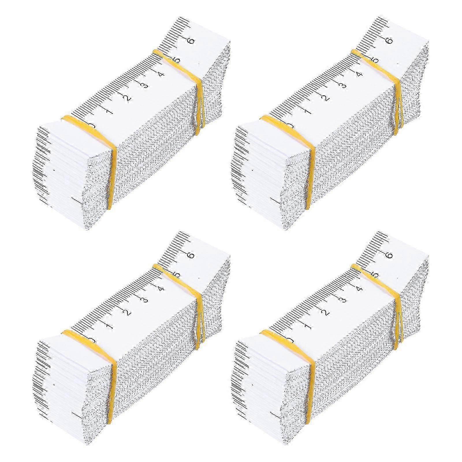 100 قطعة يمكن التخلص منها على الوجهين شريط ورقي قياس الجرح قياس الحكام