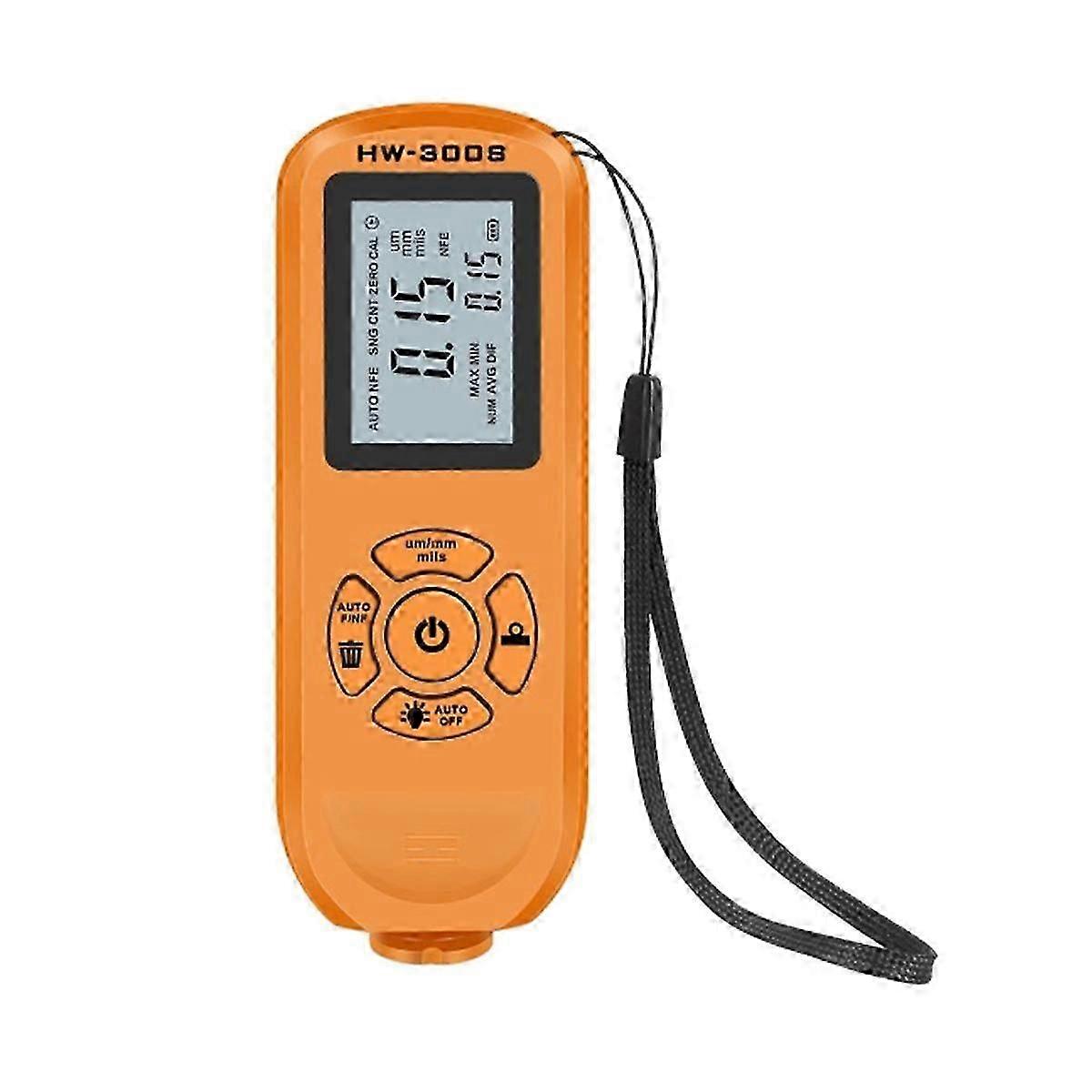 Digital Coating Thickness Gauge 0.01Mm/1Mil Thickness Meter&Horizontal Screen LCD Display Calibrati