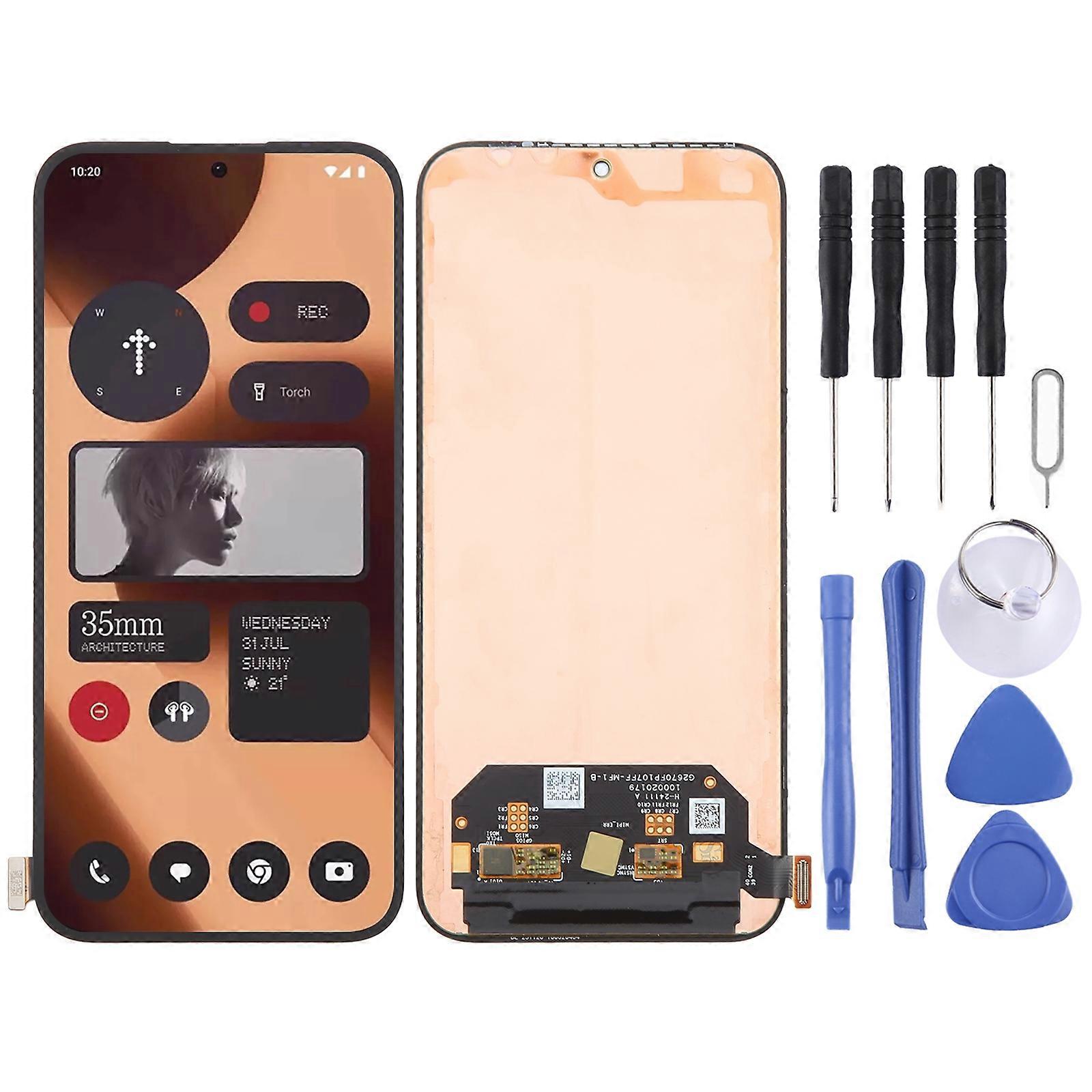 Pour rien téléphone 2a plus Écran LCD COMPATIBLE avec numériseur Assemblage complet