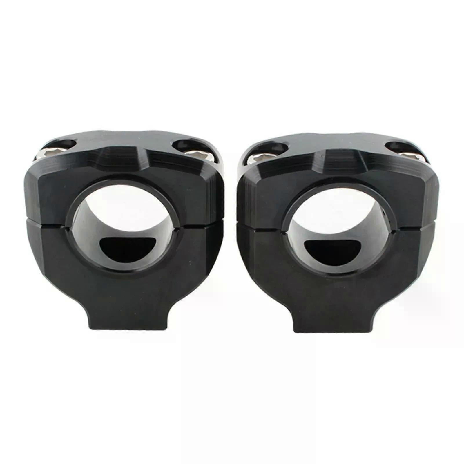 Pacote de 2 1/8 polegadas 28mm Guiador Risers Mount Clamps para Motocicleta ATV Dirt Bike