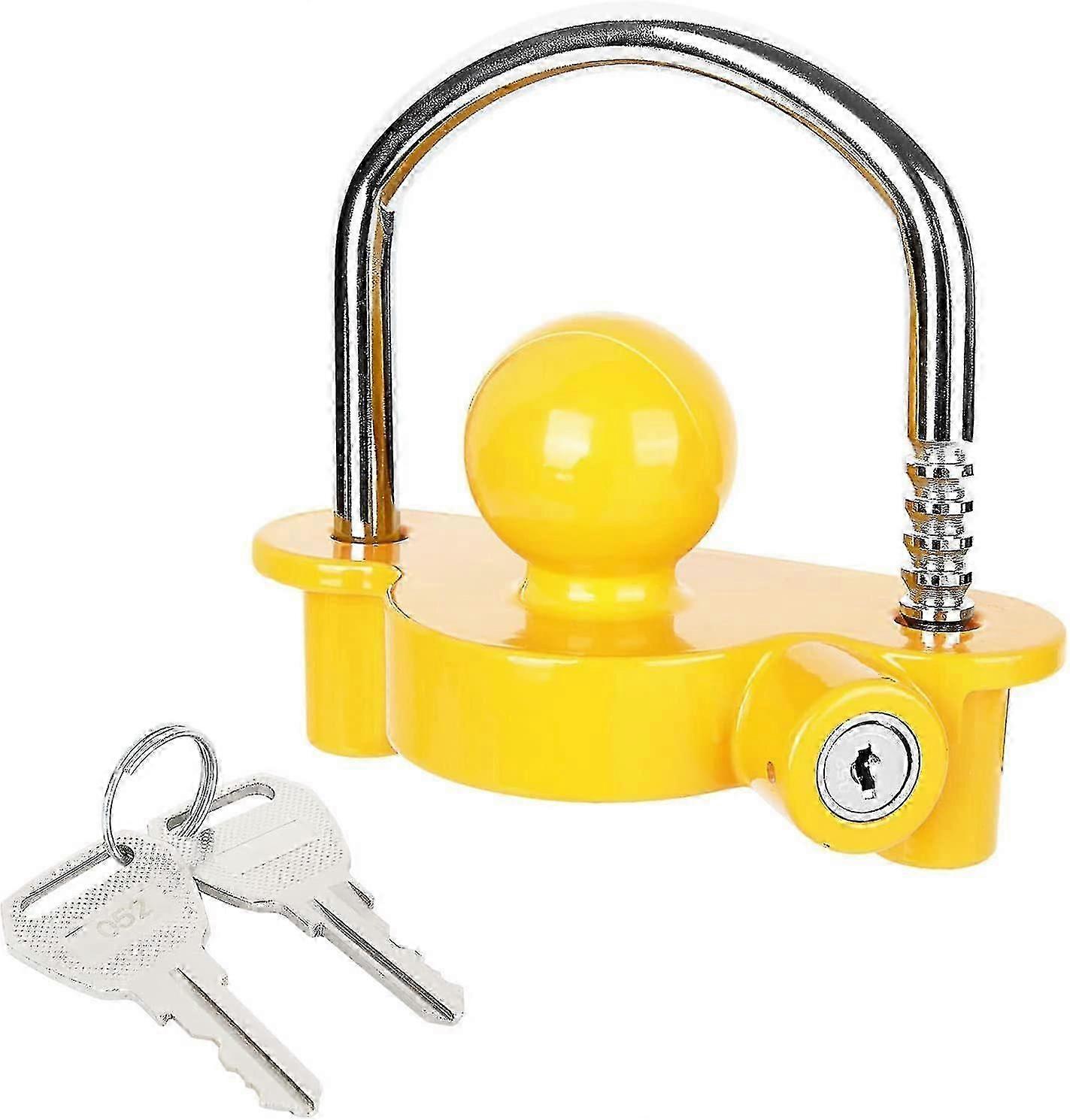 Heavy General -purpose Coupling Trailer Lock, Trailer With 2 Keys, Anti -theft Adjustable