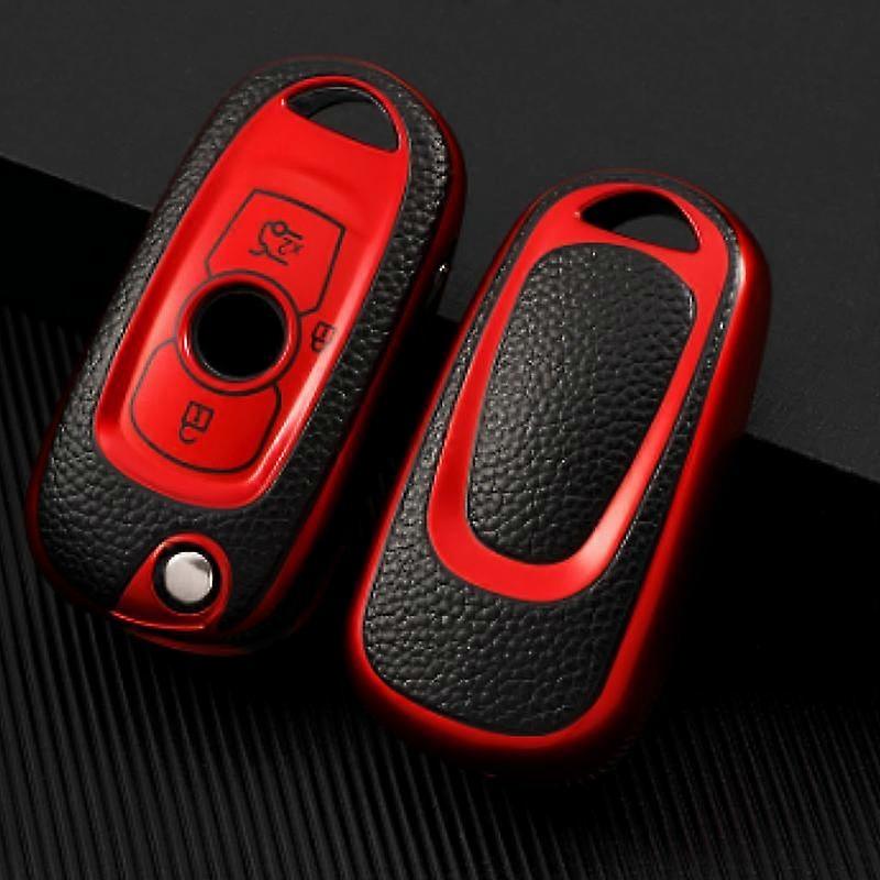 Leather TPU Car Flip Key Case Cover Shell Fob For Buick VERANO ENCORE GX GL6 For Opel Vauxhall Astra K Corsa E Auto Styling Accessories