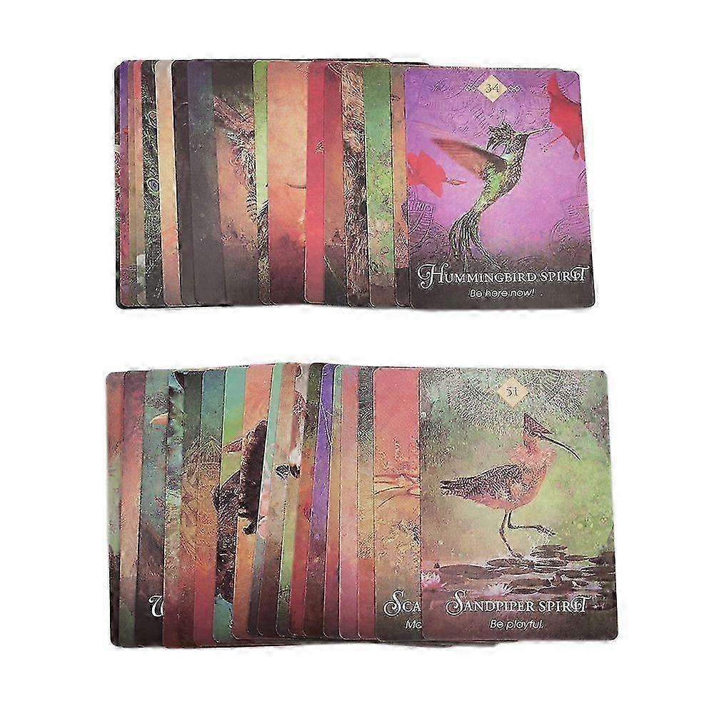 Animal Oracle Cards English Version Fortune-telling Card Spirit Divination Prophecy Fate Table Gameplay Entertainment Board Game