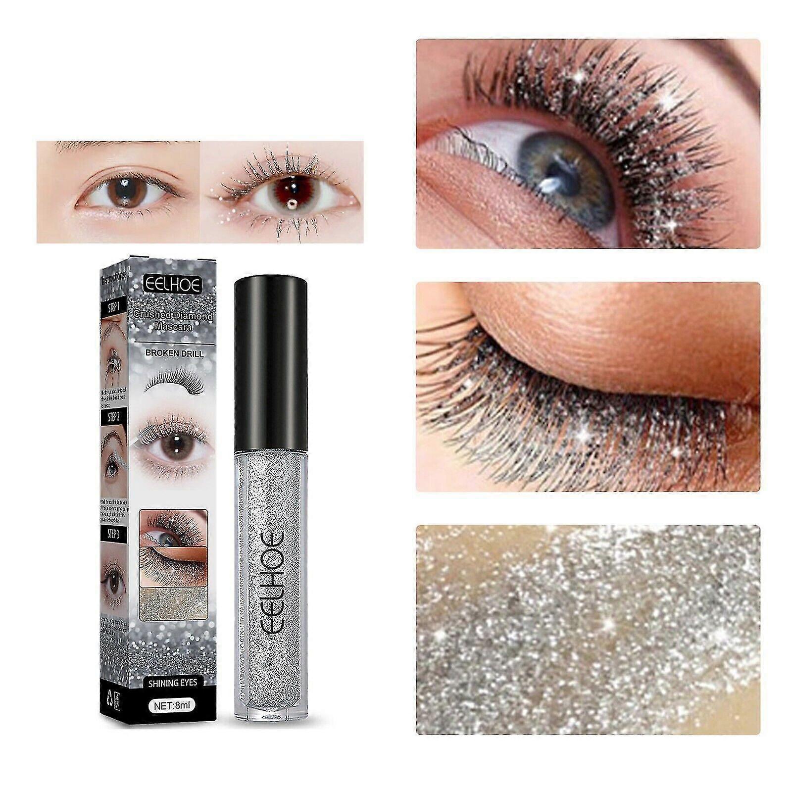 Flash Broken Diamond Mascara Fairy Flash Waterproof Lengthening Encryption