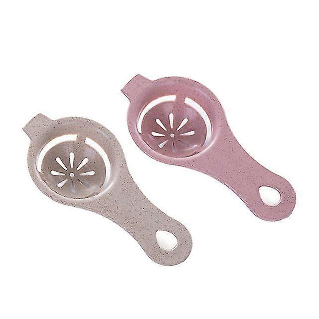 2pcs Food Grade Stem Egg Separator Protein Separation White And Yolk Filter Kitchen Baking Separator Toolin-