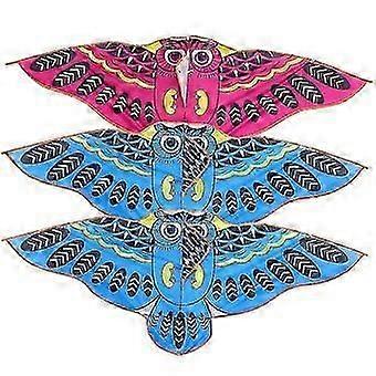 3 Stück 1,45m Outdoor Eule Drachen Eule Kite Intere Eule Drachen Eule Drachen für Park