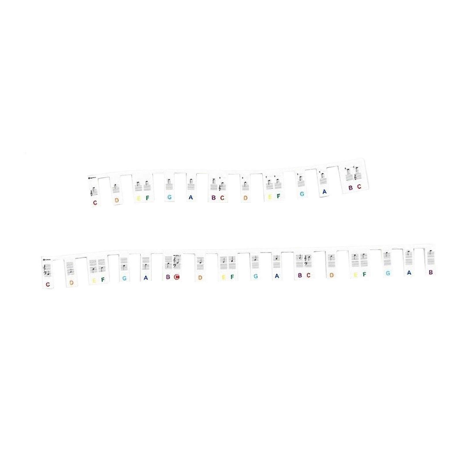 Piano Keyboard Stickers Dustproof Easy to Install Piano Stickers for Boys and