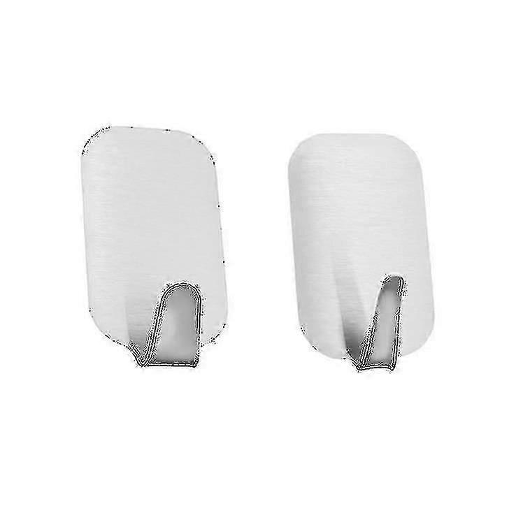 4pcs Silver Self Adhesive Robe Hook