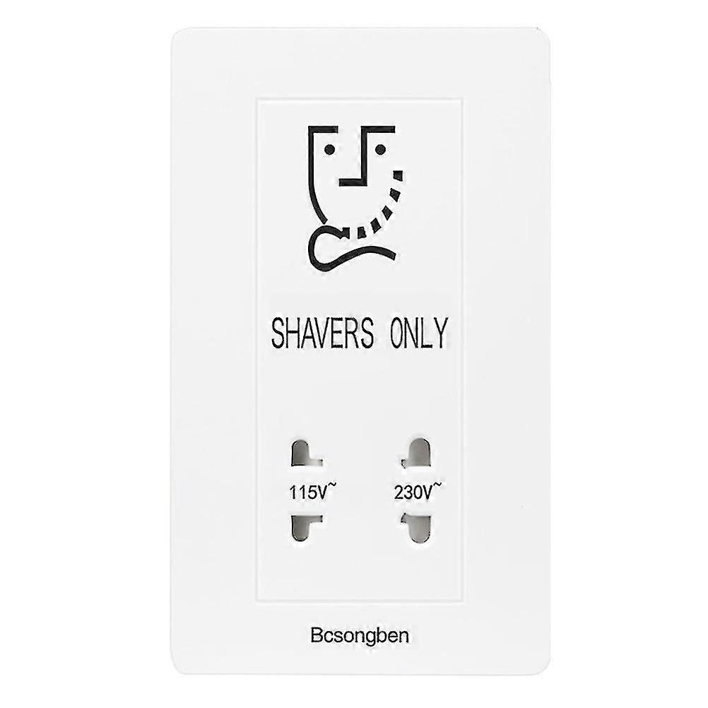 Receptáculo Crystal Glas Shaver Socket Socket Shaver Home Shaver Wall Socket Socket Hotel