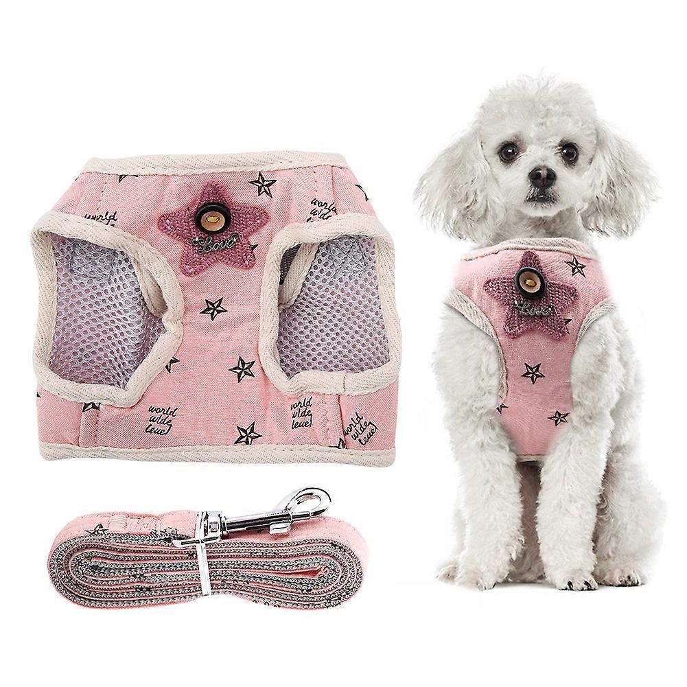 Breathable Pet Chest Strap with Pulling Rope