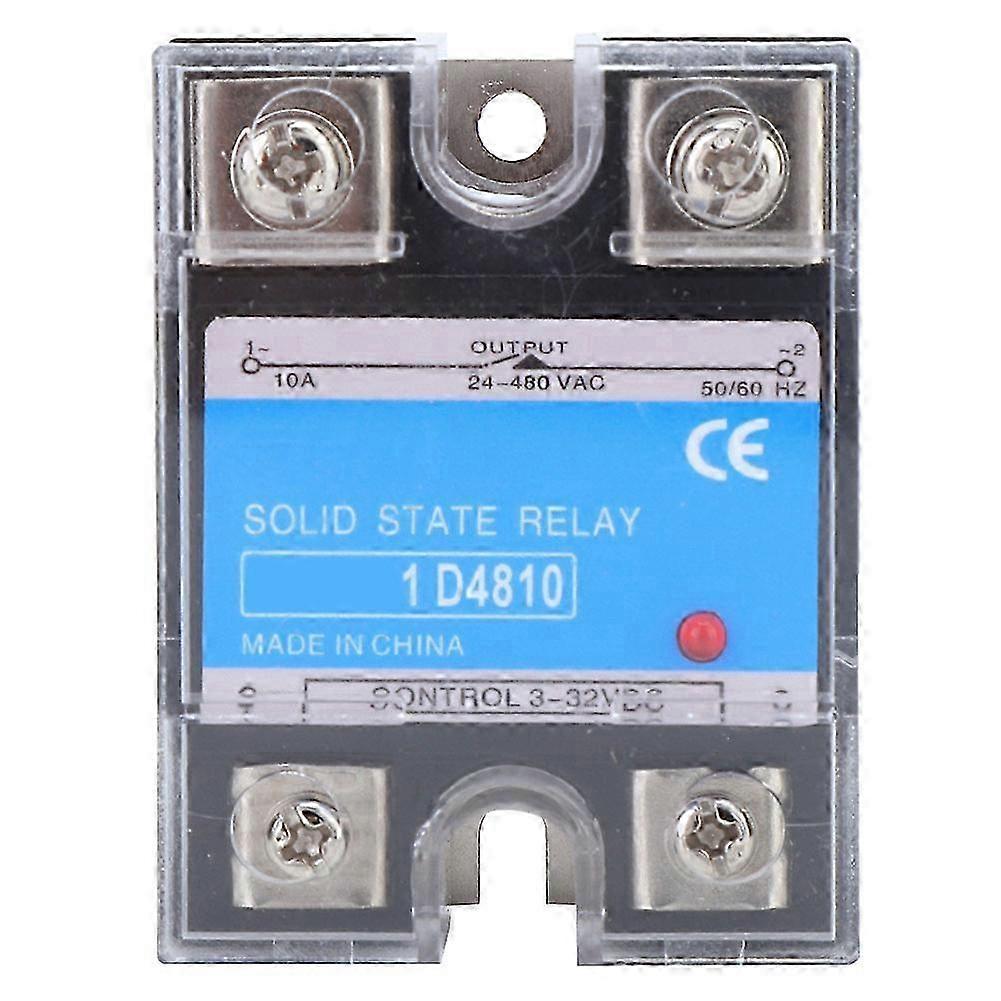 Solid State Relay 3-32VDC Input 24-480VAC Load DC AC SSR Electrical Equipments(BERM-1D 4810 )