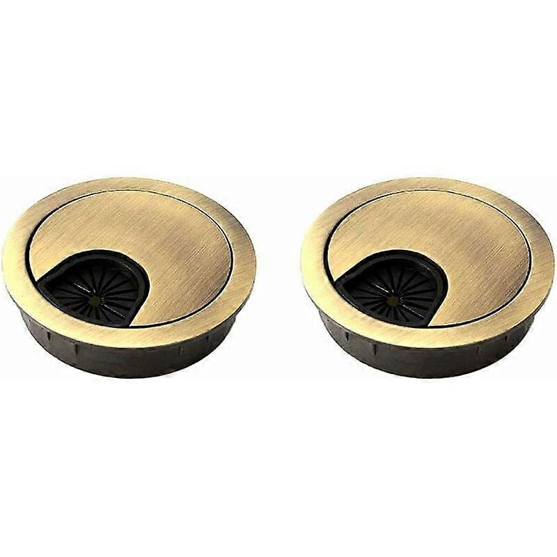 Clean Work Environment With Zinc Alloy Desk Grommet, Wire Organizer For Protect Cords And Easy Installation On Office Home School Equipment Systems,