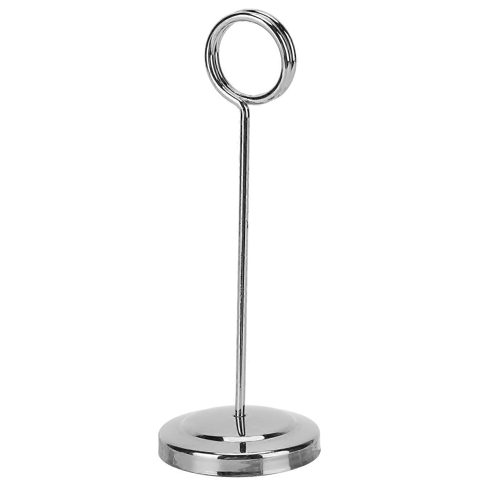 Elegant Table Number Stand, Stainless Steel Durable Design Compact Size for Single Dining Tables