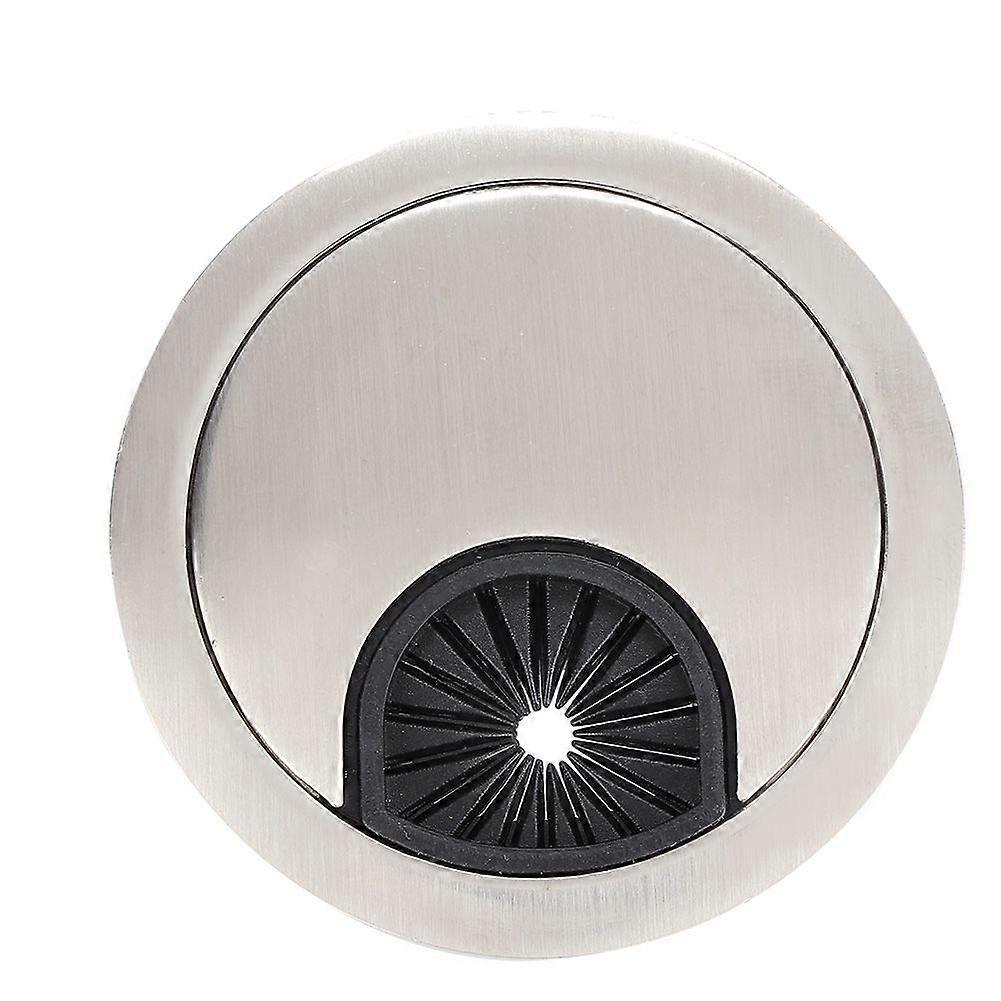 5-pack socket cover computer desk wire hole desktop alloy wire box (#1)