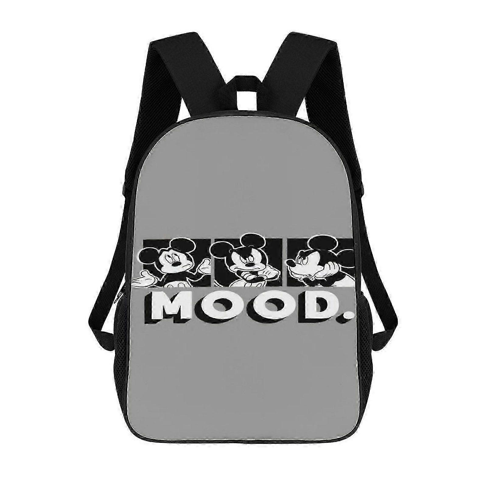 d624 Mickey Mouse Backpack Shoulders DaypackBag Work Travel Classic Unisex Backpack iii624