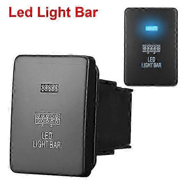 12V Automobile Light Button Fog  Work lamp Rear Light LED  Bar Switch For Mitsubishi Mirage Outlander ZK Pajero Sport QE Triton