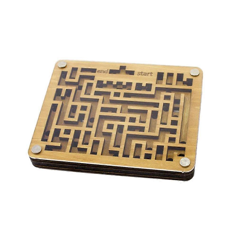 木製迷路ボードゲーム迷路パズル玩具大人の子供テーブルゲーム