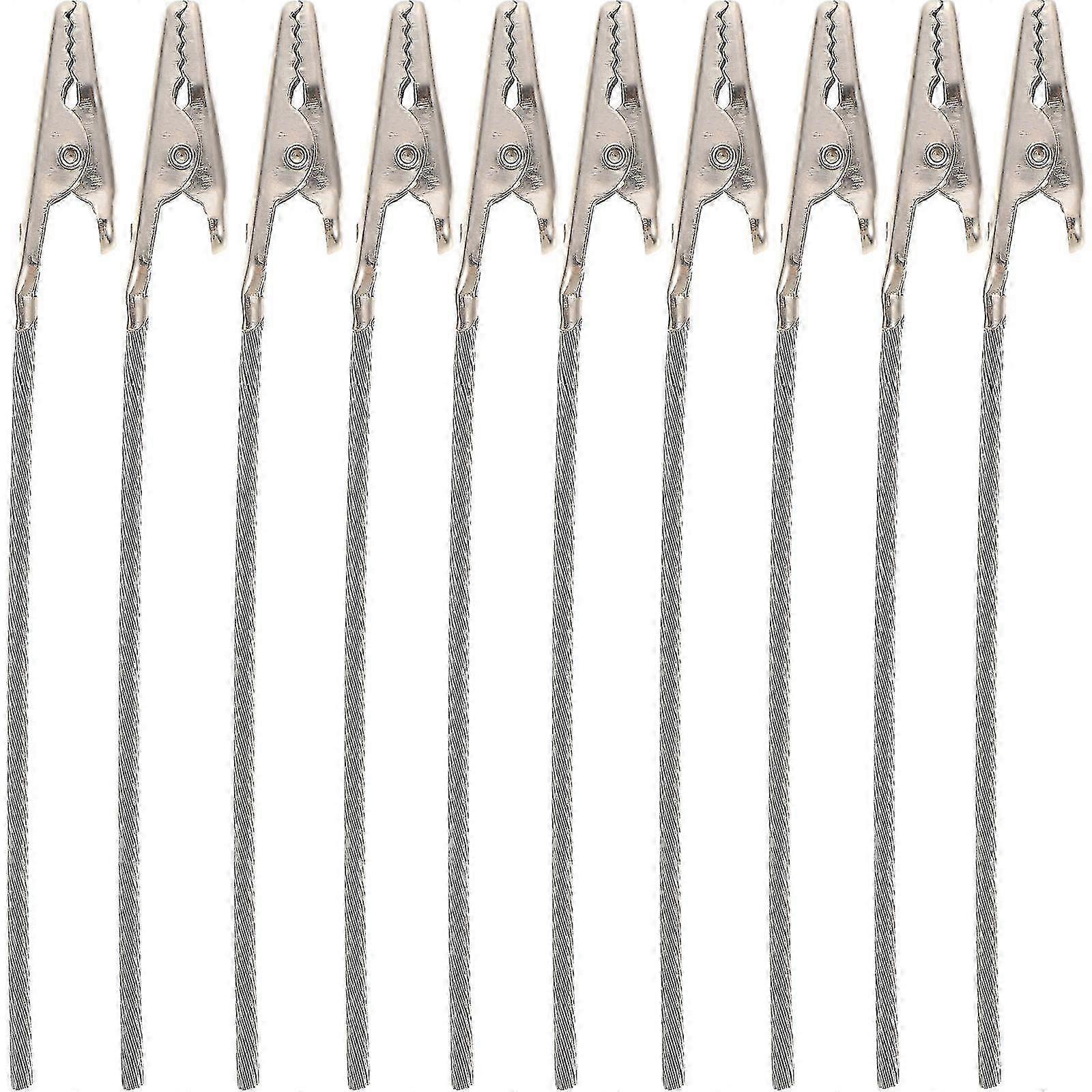 50 Pcs Alligator Spring Clamps for Photo & Memo Display