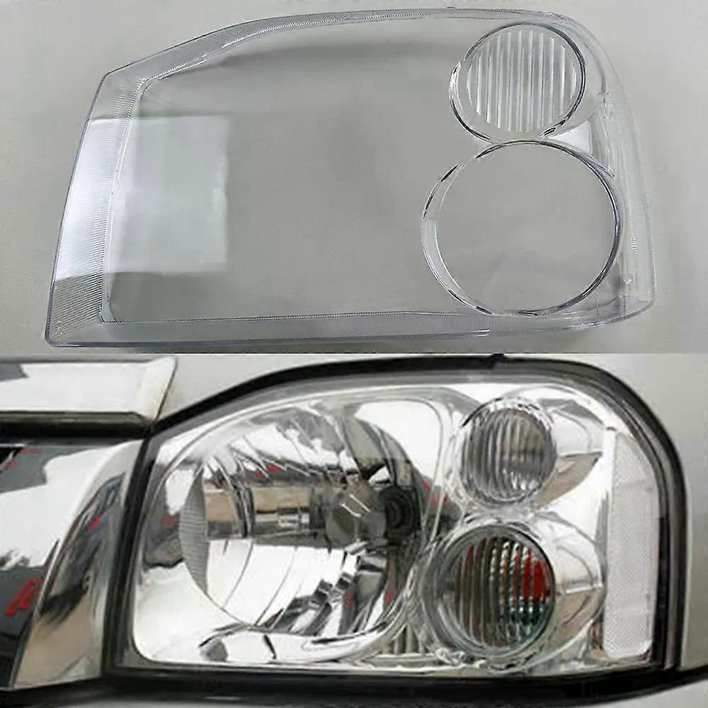 For Nissan Paladin Front Headlight Cover Transparent Lamp Shade Headlamp Shell Lens Plexiglass Replace Original Lampshade