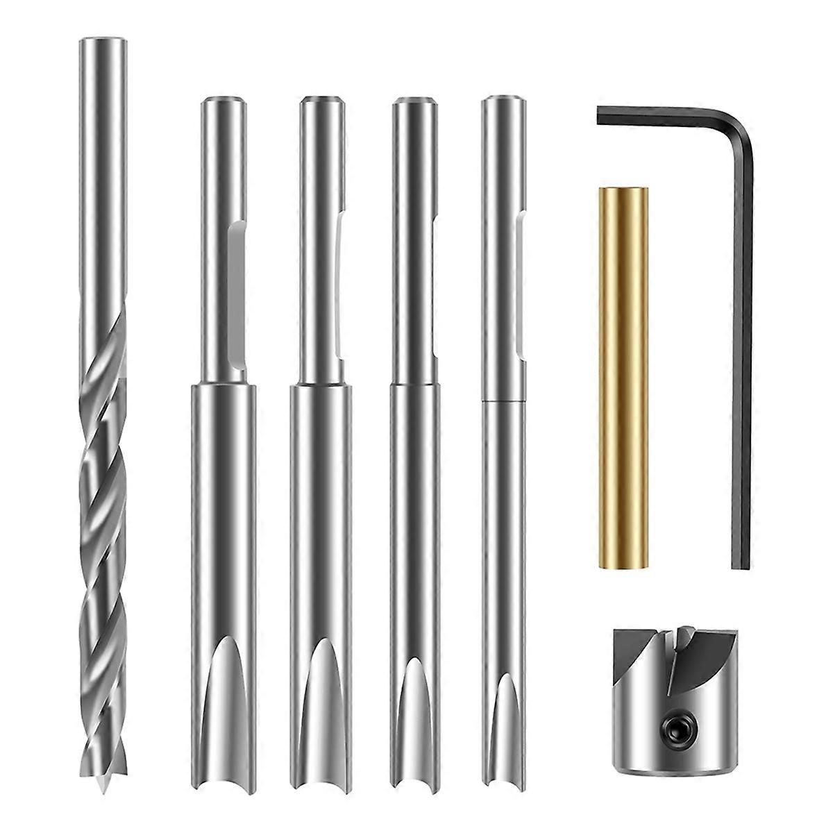 8Pcs Pen Trimmer Kit High Speed Steel Pen Mill Trimmer