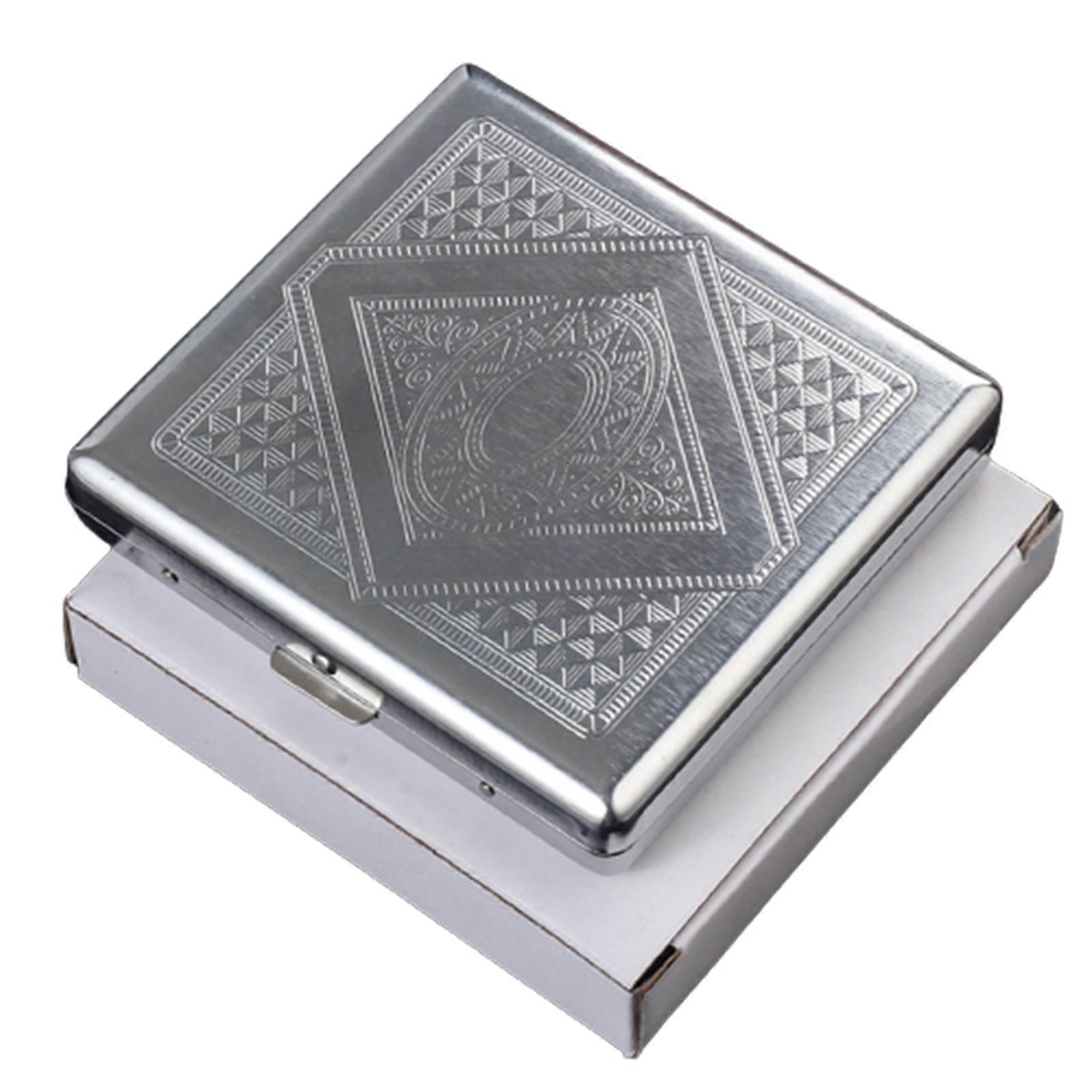 Portable Slim Metal Cigarette Case Waterproof Cigarette Holder Box