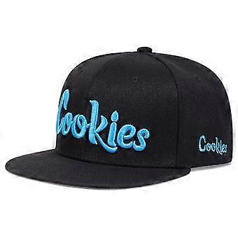 Berretto da baseball casual regolabile da uomo e da donna con ricamo a biscotti in stile hip-hop per cappello di protezione solare primaverile e autunnale