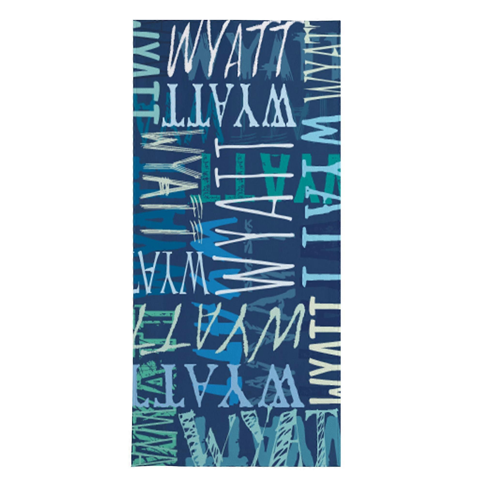 Custom Cotton/Poly Blend Beach Towel for Pool Standard Size